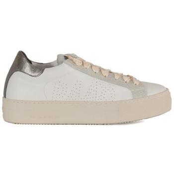 P448 Women's Thea Lace-Up Low Top Sneakers - Chalk - Size 6-6.5 US / 36 EU