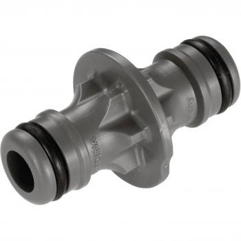 Gardena 2931-20 Conector de Manguito de Unión Rápida, Gris, para Tubos de 19 mm (3/4) a 13 mm (1/2) o 15 mm