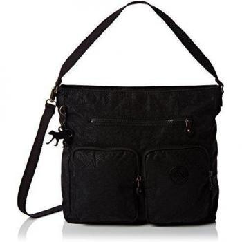 Kipling Tasmo Bp - Bolso al hombro para mujer Negro Black