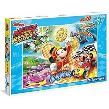 Puzzle Maxi 100 Piezas Mickey Mouse Racers
