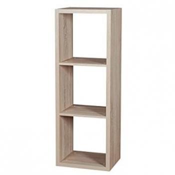 Estantería Bedford A100 Abierta sin Pared Trasera, Aglomerado Laminado, Roble Sonoma, 111x41x32cm