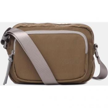 Bolso bandolera mediano impermeable KCB Wide Khaki 3133 KH