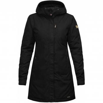 Fjällräven Kiruna Women's Softshell and Padded Parka Jacket Black