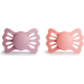 Chupetes Lucky Primrose/Pretty 6m - Pack de chupetes fisiológicos con diseño danés