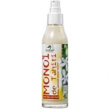 Naturado Monoi de Tahití Coco 150ml - Aceite corporal hidratante y nutritivo con aroma a coco, formulado con Monoï de Tahití puro, ideal para el cuidado de la piel y el cabello, proporciona suavidad e