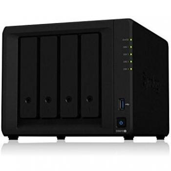 Synology DISKSTATION DS918+ Servidor NAS 4 BAHIAS Intel CELERON 4CORE 4GB