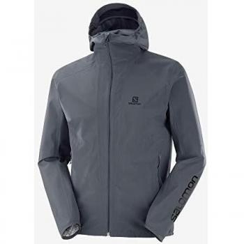 SALOMON Outline Jkt Chaqueta, Hombre, Ebony/Ebony, s