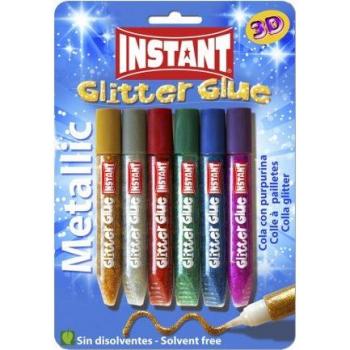 ROTULADORES GLITTER GLUE METÁLICOS, PRECIO UNITARIO