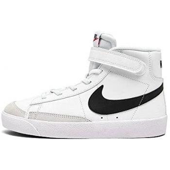 Nike Blazer Mid '77 Kids Sneakers - White/Black/Orange