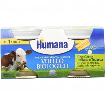 Puré de Vitello Bio Humana 2x80g
