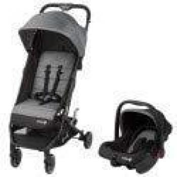 Safety 1st Safety 1st 1959139000 Soko - Cochecito plegable 2 en 1, incluye capazo y adaptadores, color negro y gris 8 kg