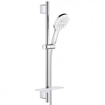 Grohe 26577LS0 26577LS0-Rainshower SmartActive 130 Conjunto de Ducha con Barra 3 chorros, Moon White