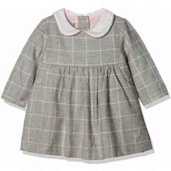 Chicco 09003280000000-091, Vestido Bebé-para Niñas, Gris