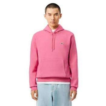Sudadera Lacoste Hombre Rosa Iconic Capucha Alta Calidad Talla S