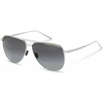 Porsche Design P8929 C Anteojos de Sol para Hombre Plateadas 63 Lentes Silver
