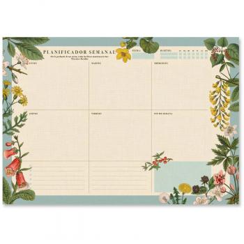 Bloc Planificador Semanal A3 Botanical 29,7x0,01x42 Grupo Erik Editores Verde