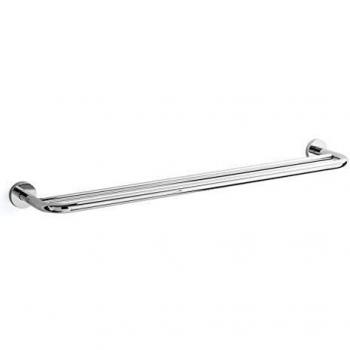Inda A2491CCR Toallero Lineal Doble One, Plateado