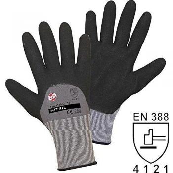 Worky 1168 Feinstrickhandschuh Nitril Double Grip 90 % Nylon, 10 % Elasthan con dobleer Nitrilbes