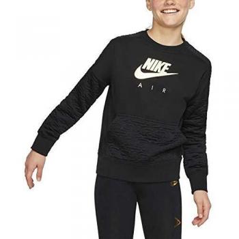 NIKE Air Niñas, Black/Metallic Gold, XL