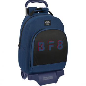 Mochila Escolar con Ruedas BlackFit8 Urban Negro Azul marino