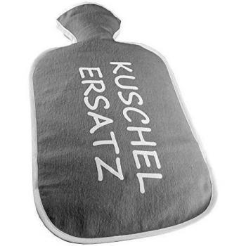 Bolsa de agua caliente de peluche de repuesto de la en colour gris oscuro