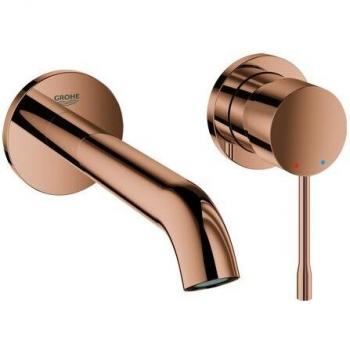 Grohe Essence Two-hole M-Size Wall-mounted Basin Mixer Tap