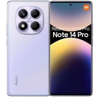Teléfono Móvil Xiaomi Redmi Note 14 Pro 4G NFC, 256GB/512GB, Pantalla AMOLED de 6.67 FHD+ 120Hz, MediaTek Helio G100-Ultra, Cámara de