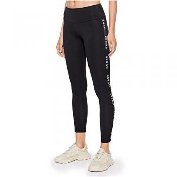 Guess Activewear Logo-Striped Slim Fit Leggings, Black, Size XS