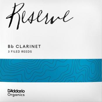 D'Addario Rico Organic Reserve Clarinet Reeds Strength 3.5 (Pack of 3)