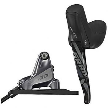 SRAM Unidad de freno Force1 Moto Hydr Disco Trasero Cable W Flat Mount Freno Palanca de freno/Freno Negro, 1800 mm