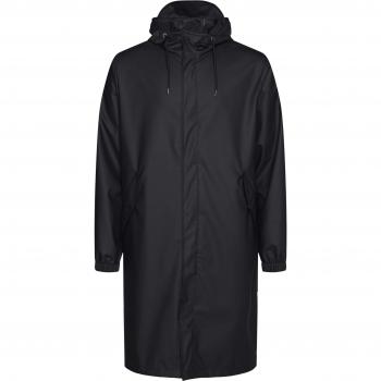 Rains Fishtail Parka - Black, Rain Jacket, Female, Size: XL