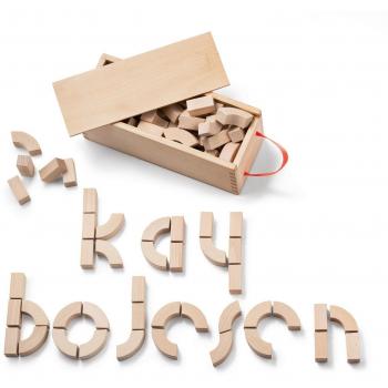 Kay Bojesen Ladrillos, madera, marrón, 10 x 10.5 cm