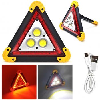 Triángulo de advertencia LED, linterna multifuncional, PowerBank + baterías Off-Road