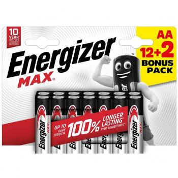 Pack Pilas Alcalinas 12+2 AA LR06 Energizer