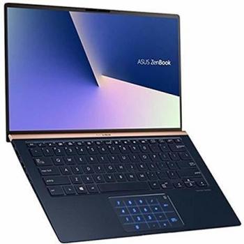 Portátil Asus UX433FN-A5222T Nuevo, i7-8565U 1.8GHz, 16GB RAM, 512GB SSD, GeForce MX150 2GB, Pantalla FHD de 14/35.5cm, HDMI, Bluetooth, Sin Unidad Óptica (ODD), Windows10 en Azul Real