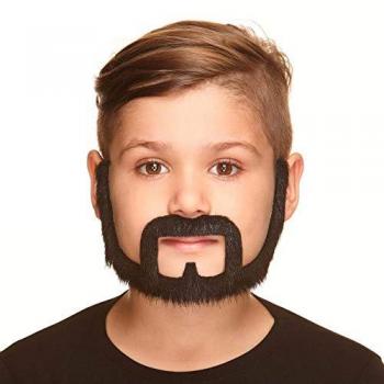 Barba postiza infantil moreno talla única
