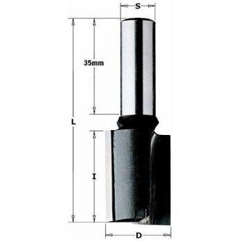 Fresa para pantógrafo Z2 HW D=22x25 S=10x35 DX CMT 175.220.11