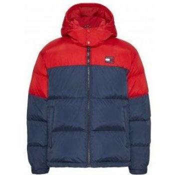 Tommy Jeans Men's Multicolor Alaska Colorblock Puffer Jacket