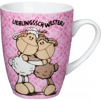 Mug LIEBLINGSSCHWESTER! porcelain