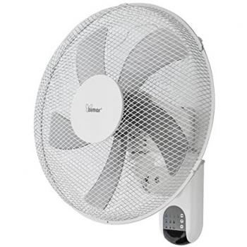 Ventilador de pared Bimar VM45 40cm con 3 velocidades y kit de fijación incluido
