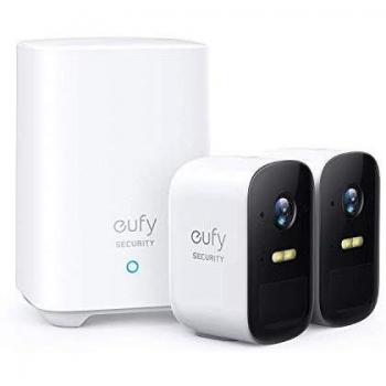 Eufy Security, Sistema de cámara de Seguridad inalámbrica para el hogar, T88313D2