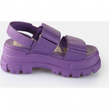 Buffalo Women's Vegan Wedge Sandals with Double Strap and Adhesive Closure