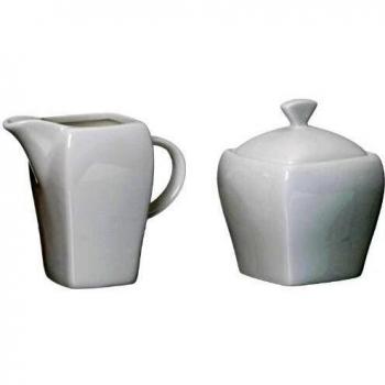 Ritzenhoff & Breker 580396 - Azucarero y jarrita para la Leche, Color Blanco