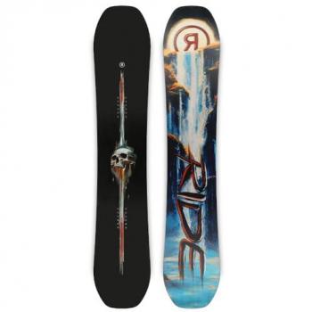 Ride Shadowban U 154 - Tabla de Snowboard, longitud 154 cm, diseño versátil para todo tipo de terreno, construcción de núcleo en madera con tecnología Carbon Array 3 para mayor pop y respuesta, base sinterizada para una mejor