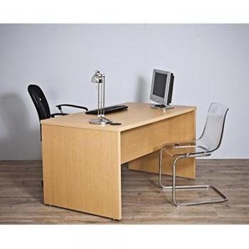 TOPKIT | Mesa Oficina Jarama 9021 | Mesa de Despacho |Mesa de Ordenador para Oficina en el Hogar|Roble