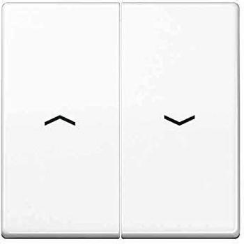 Jung as500 - Tecla para interruptor pulsador persiana placa central blanco