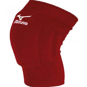 Mizuno Team Knee Pads (x2) - Unisex, Red, Lightweight and Durable