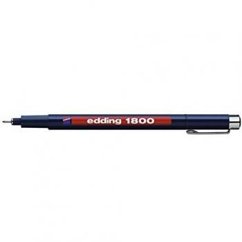 Edding 1800 Profipen - Rotulador de precisión, 0,35 mm, color negro