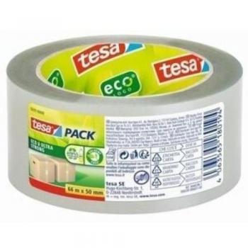 Cinta Adhesiva Transparente Eco Ultrafuerte 66m x 50mm para Embalaje - Pack de 6 Rollos