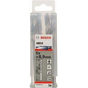 Bosch 2 608 585 514 - Pack de 5 brocas para metal HSS-G, DIN 338